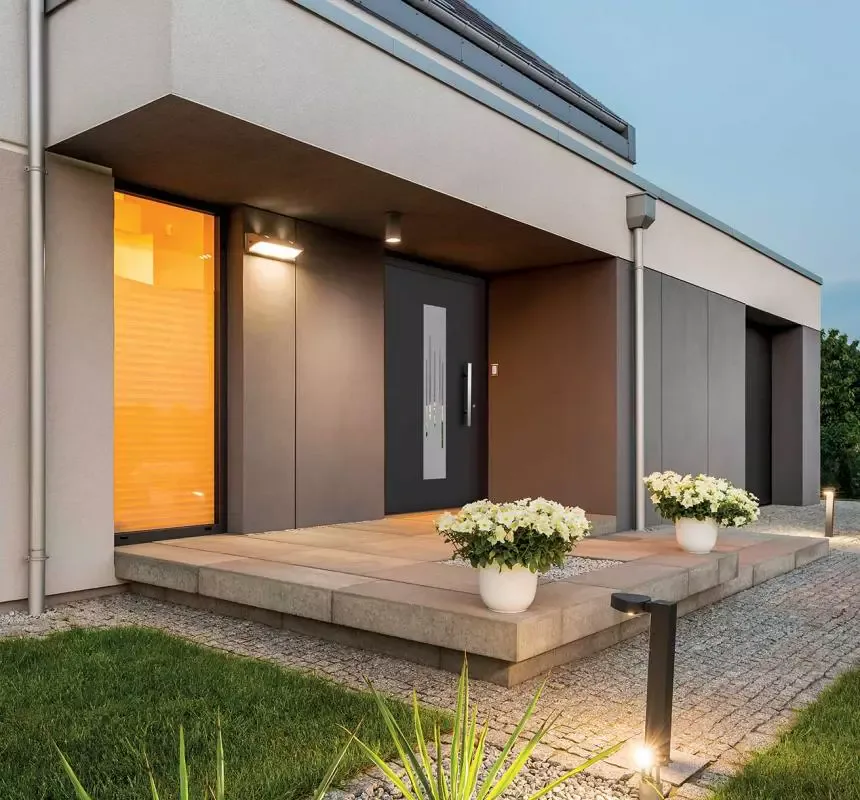 Portes aluminium — Détails et finitions
